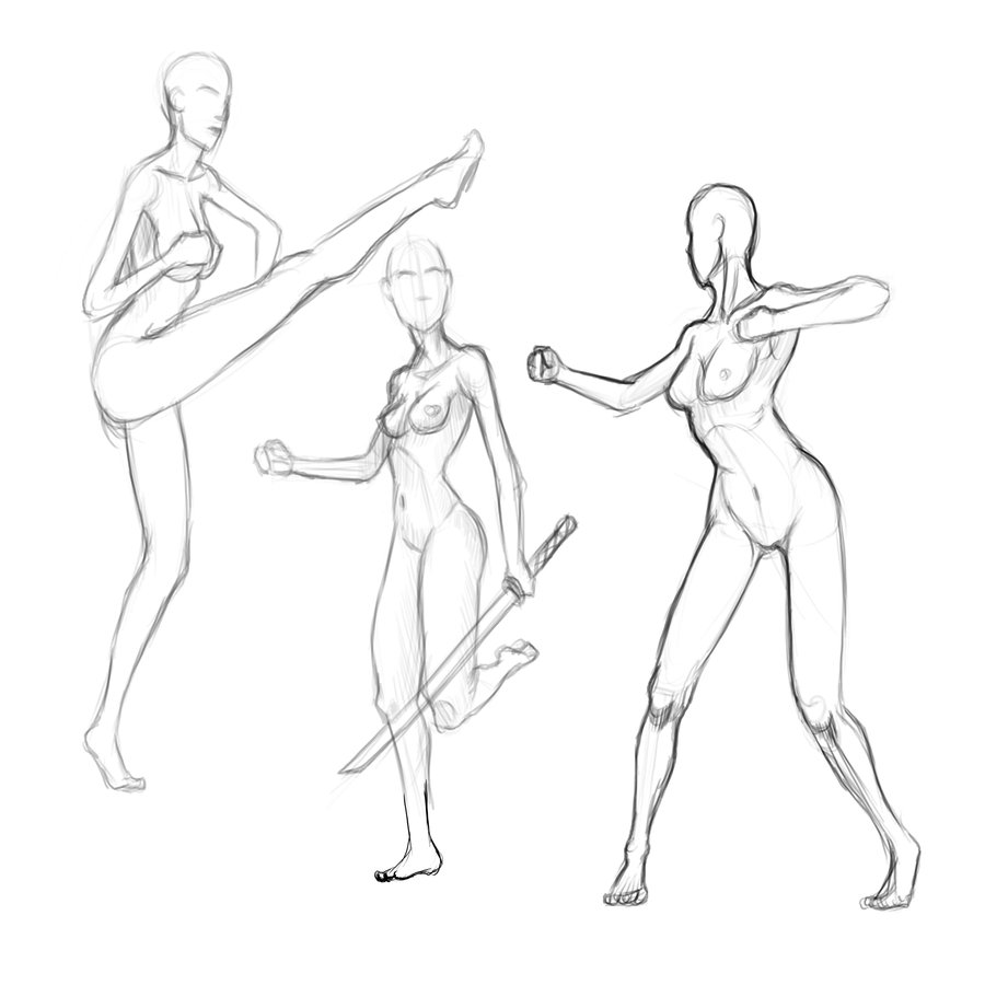 900x900 Body Motion Sketch By Vetruk