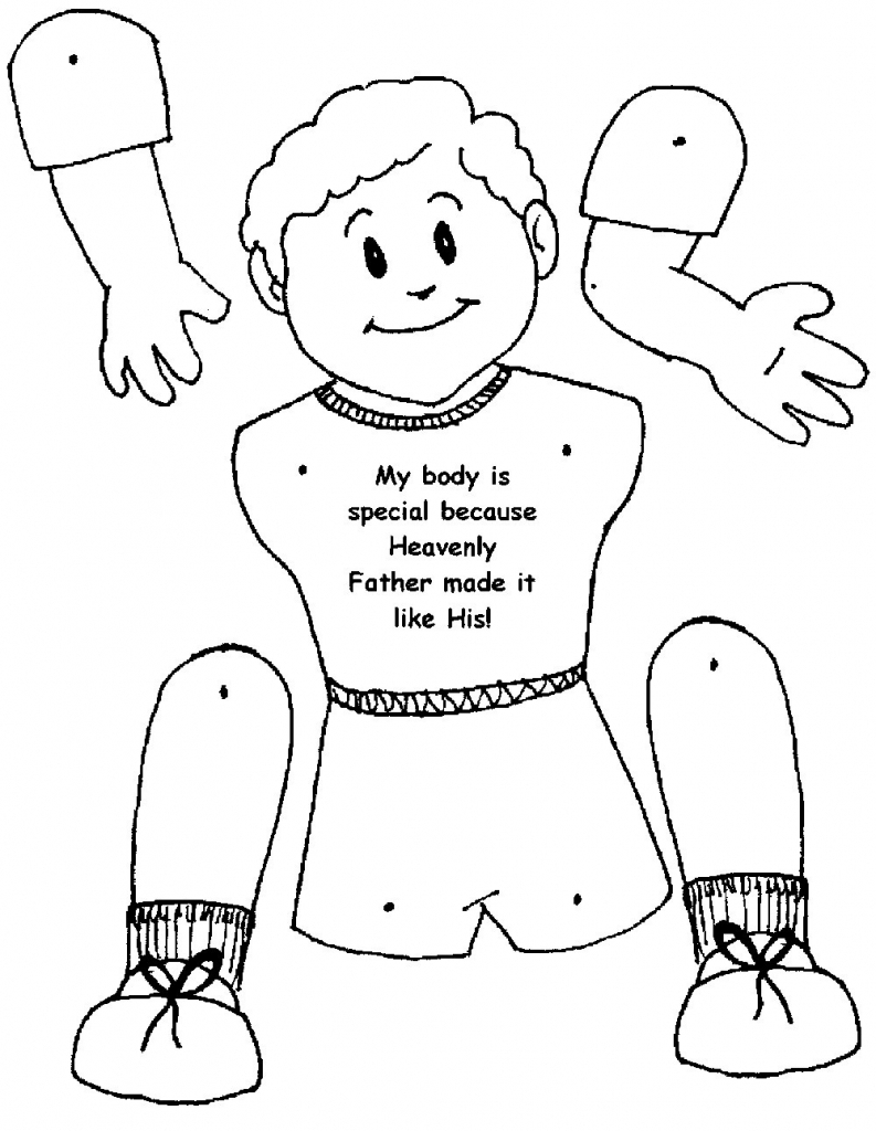 793x1024 Body Coloring Pages