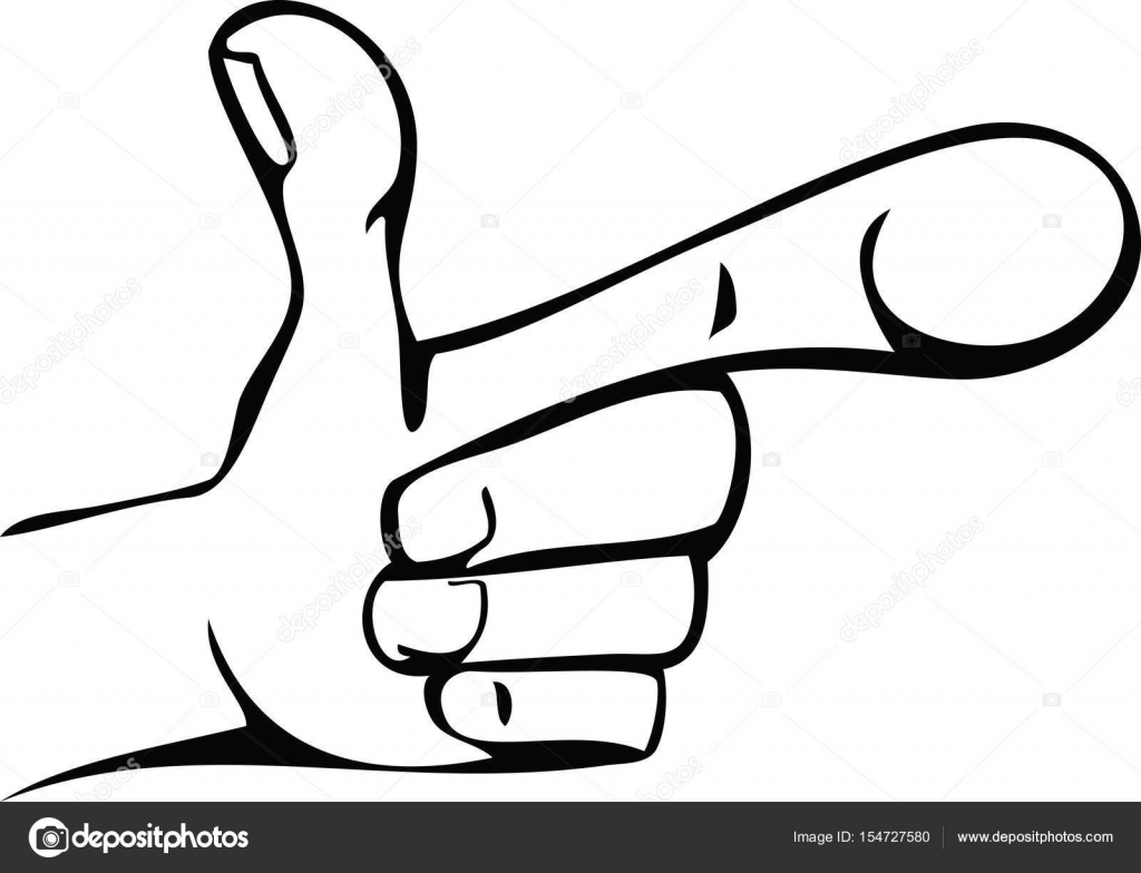 1024x784 Cartoon Hand Pointing Stock Vector Thpstock
