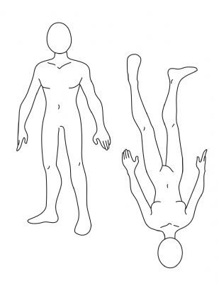 309x400 Basic Human Figure Template For Costume Design Sketch It, Trace