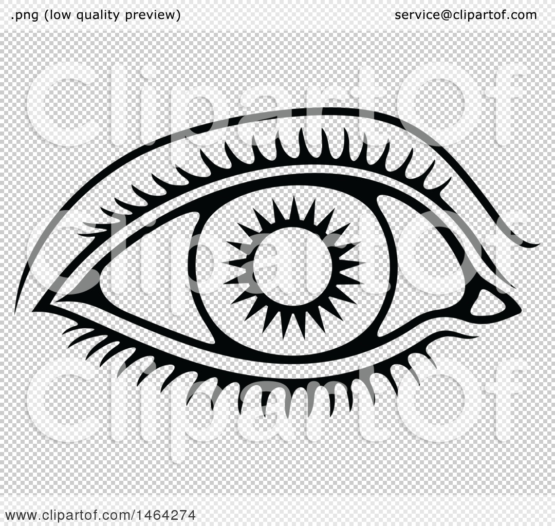 1080x1024 Clipart Of A Black And White Human Eye