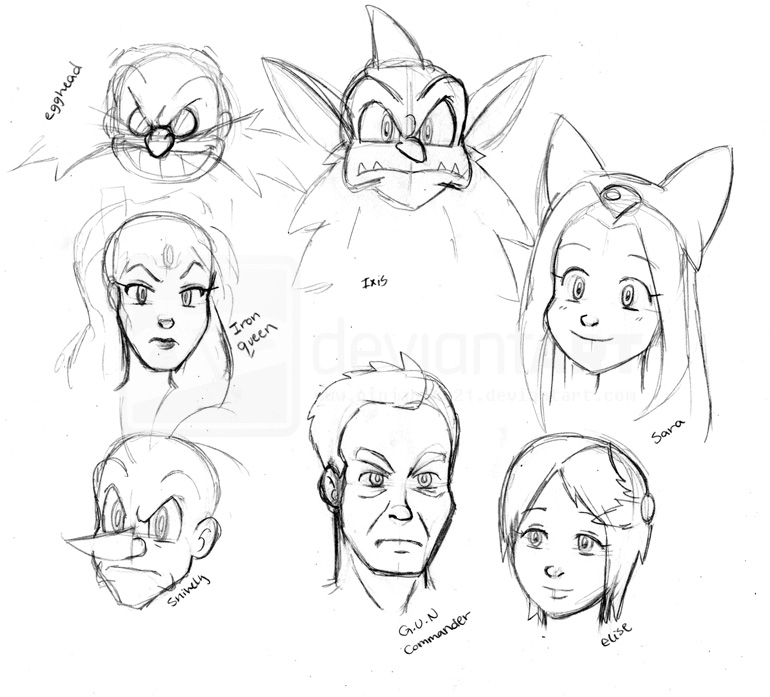770x697 Sth Human Face Sketches By Ninjahaku21