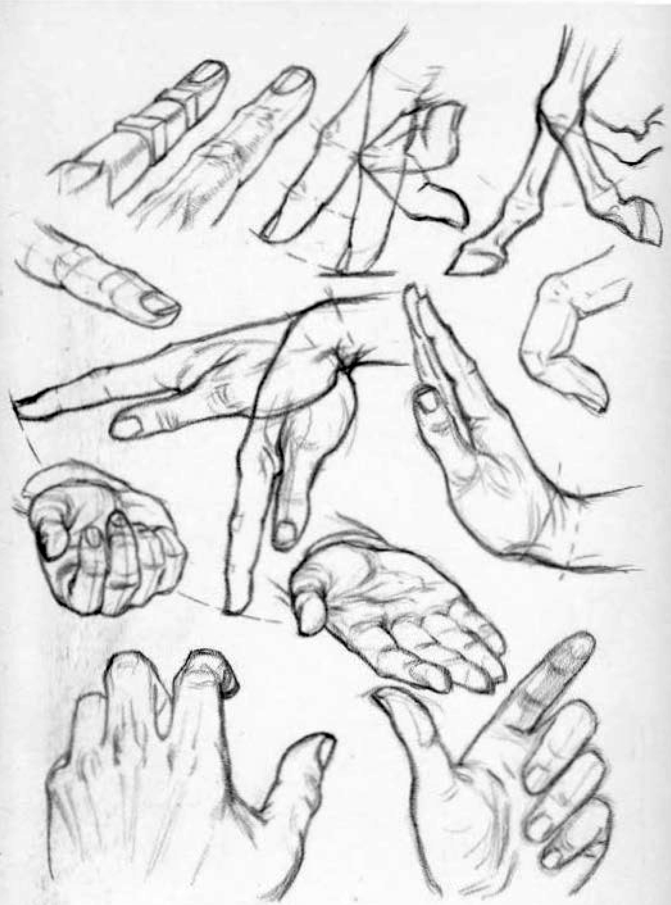 2181x2941 How To Draw Moving Hands