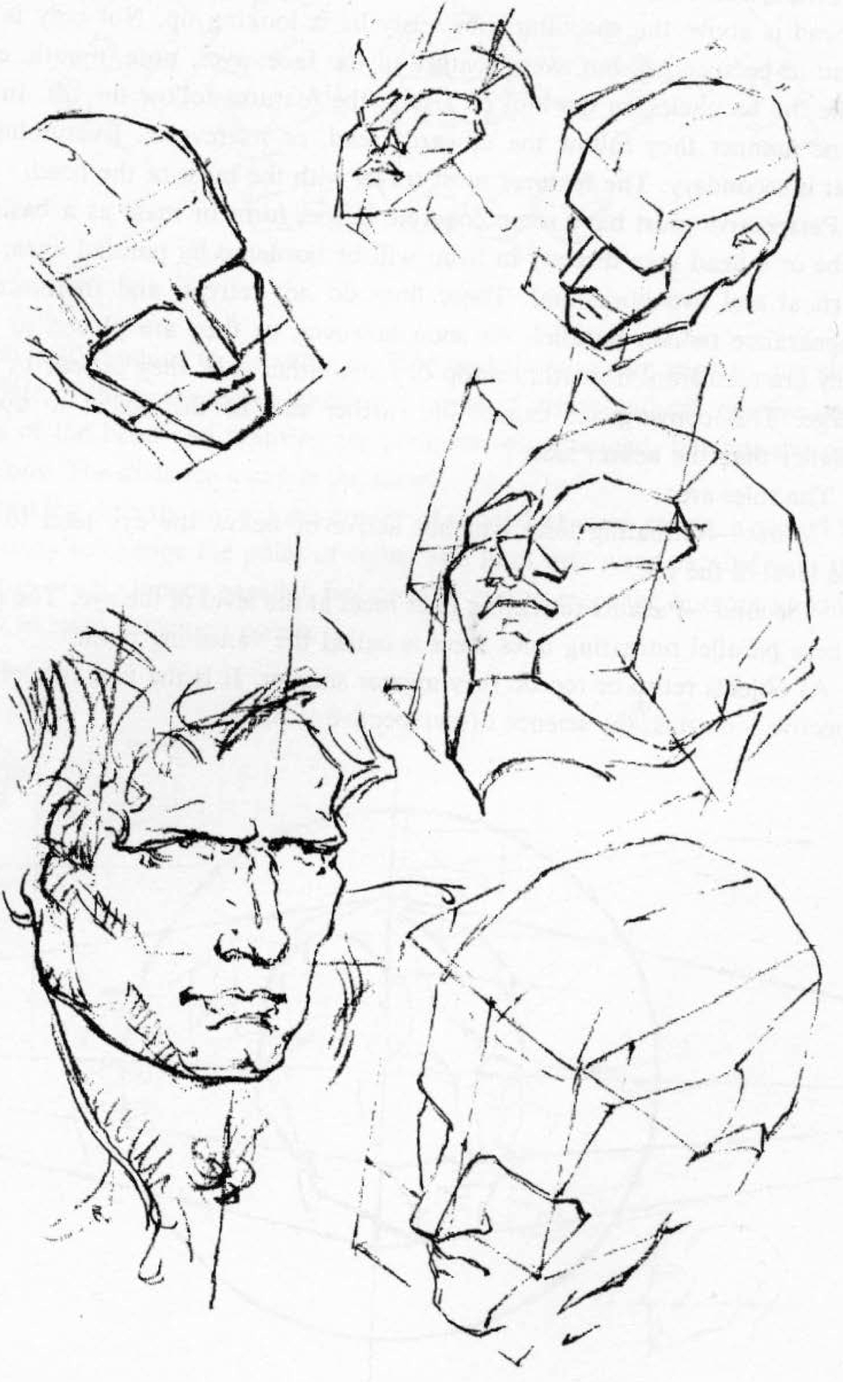 1200x1966 How To Draw The Head Perspective Drawing Human Head