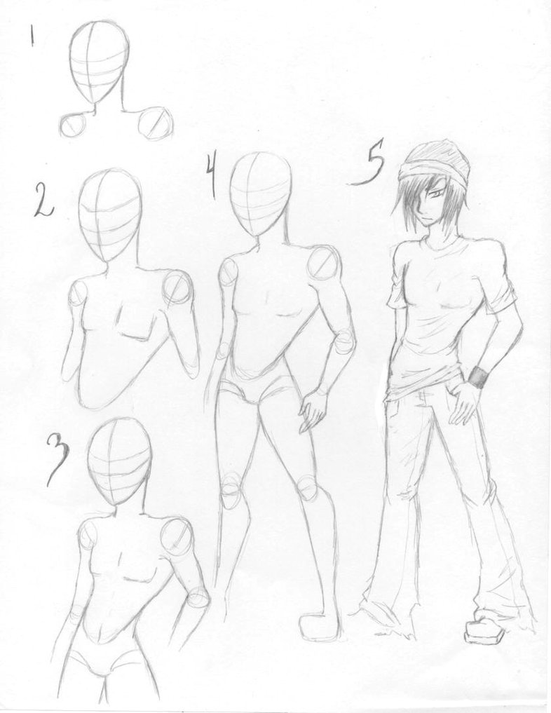 786x1017 How To Draw Male Bodies By Kt Zombie
