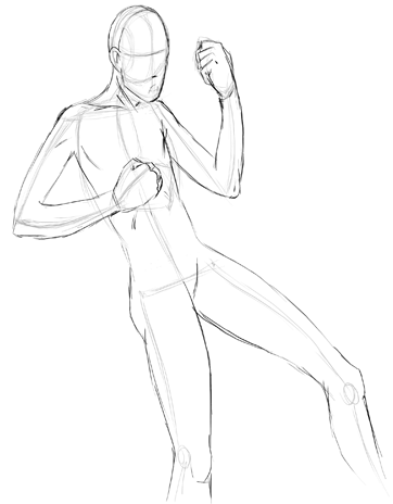 362x464 Step 11 Drawing Anime Manga Bodies In Action