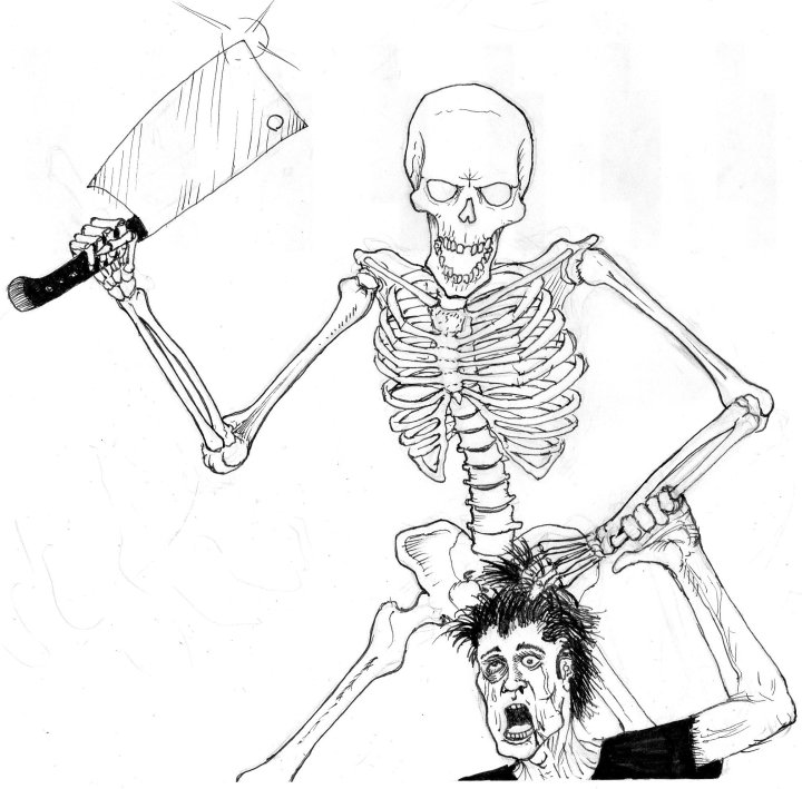 720x709 Skeleton Drawings