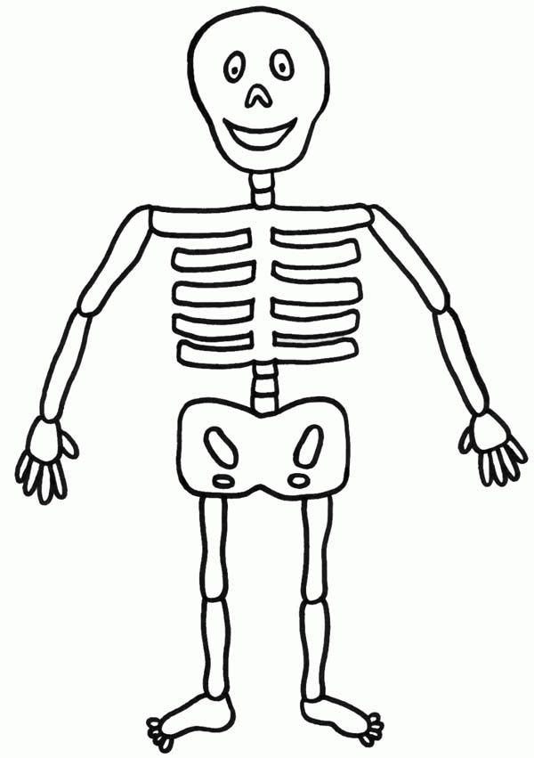 600x851 Skeleton Bones Coloring Pages Skeleton Coloring Pages Printable