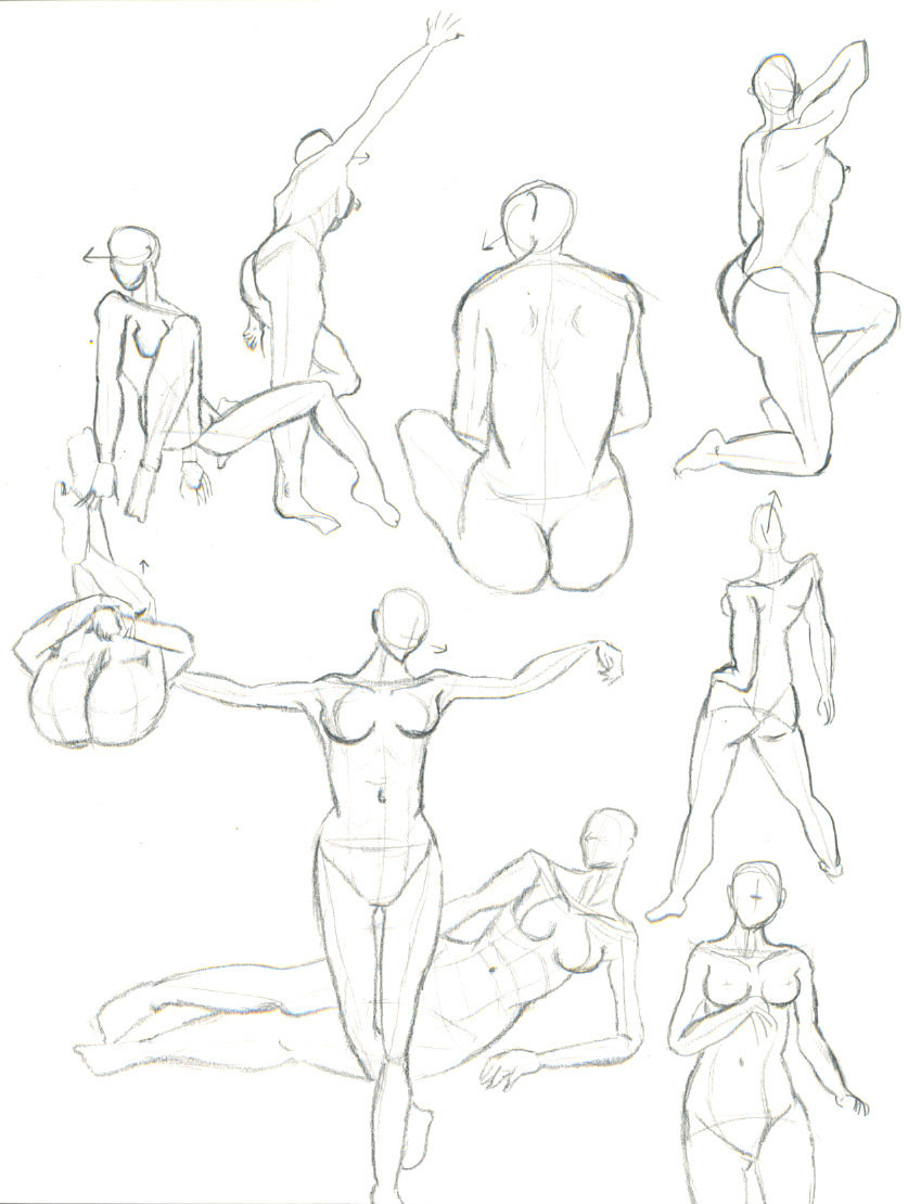 849x1110 Human Body Study 05 By Gavenecko