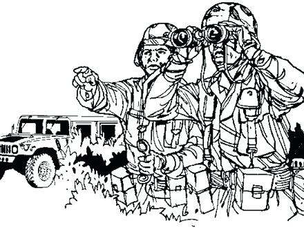 440x330 This Is Army Coloring Pages Pictures Military Hummer Army Car