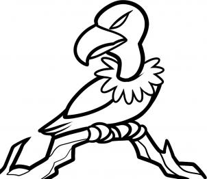 302x262 How To Draw How To Draw A Vulture For Kids