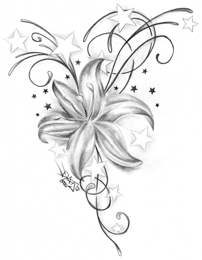 797x1024 Flower And Hummingbird Tattoo Designs Hummingbird And Flower