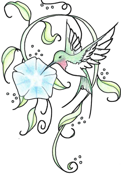 417x600 Hummingbird Tattoos Designs High Quality Photos And Flash Designs