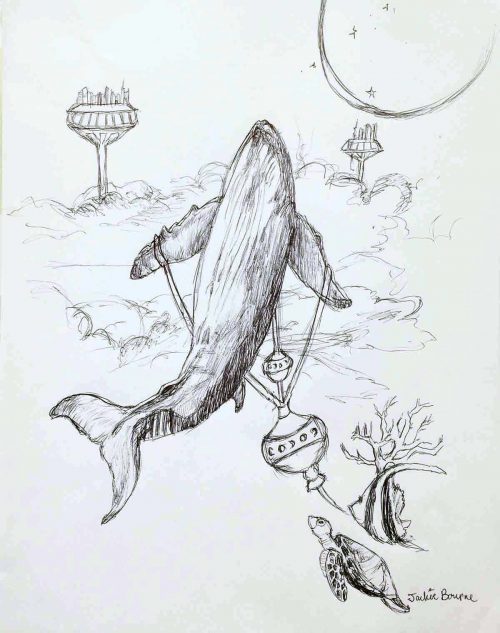 500x633 The Art Of Jackie Bourne Drawingssketches