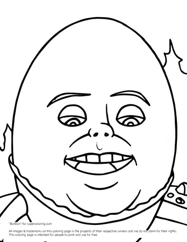 371x480 Humpty Dumpty Coloring Page Free Printable Coloring Pages