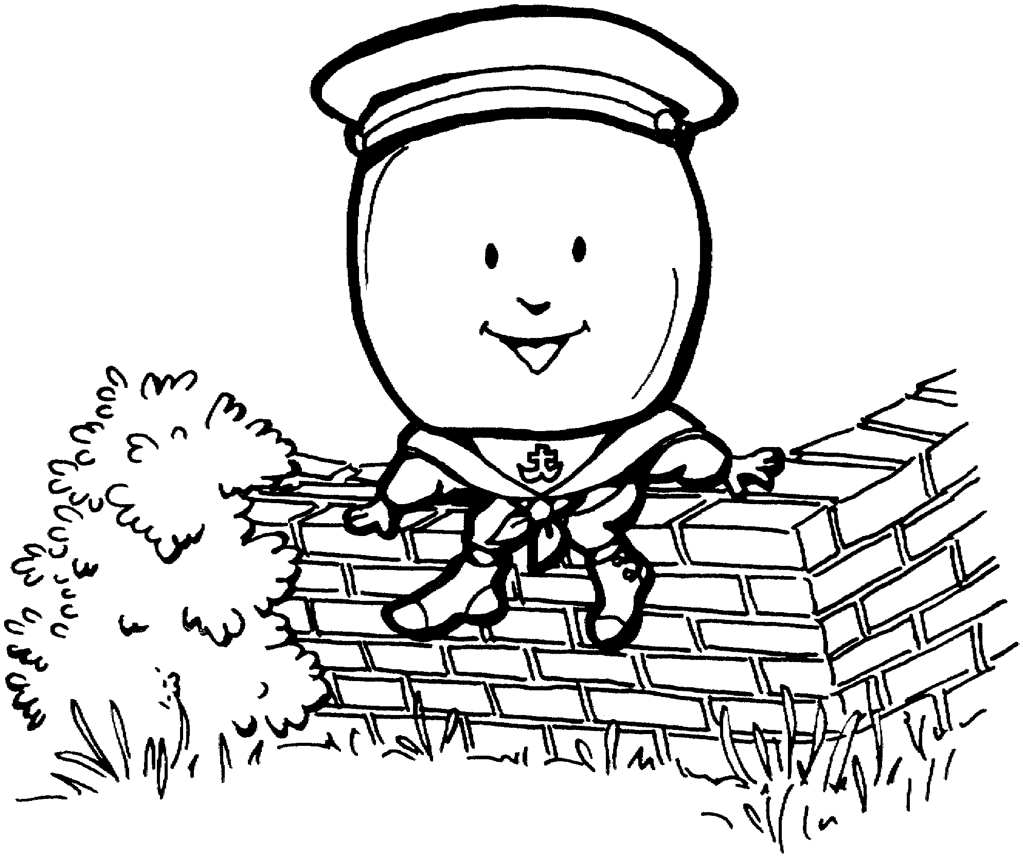 1989x1666 Humpty Dumpty Coloring Pages To Download And Print For Free