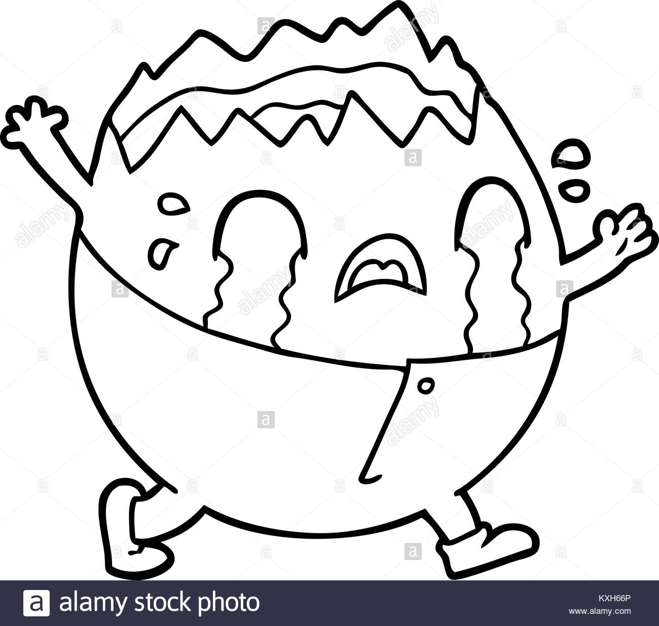 1300x1235 Humpty Dumpty Cartoon Egg Man Crying Stock Vector Art