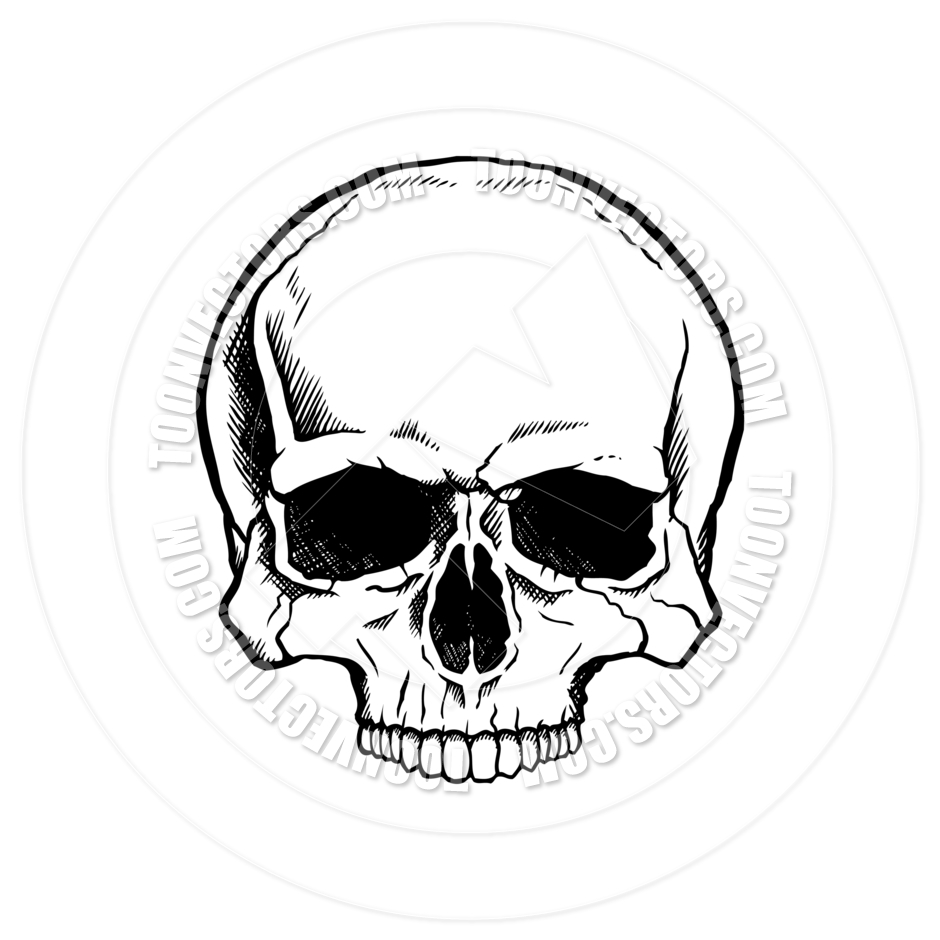 940x940 Simple Cute Skull Drawing