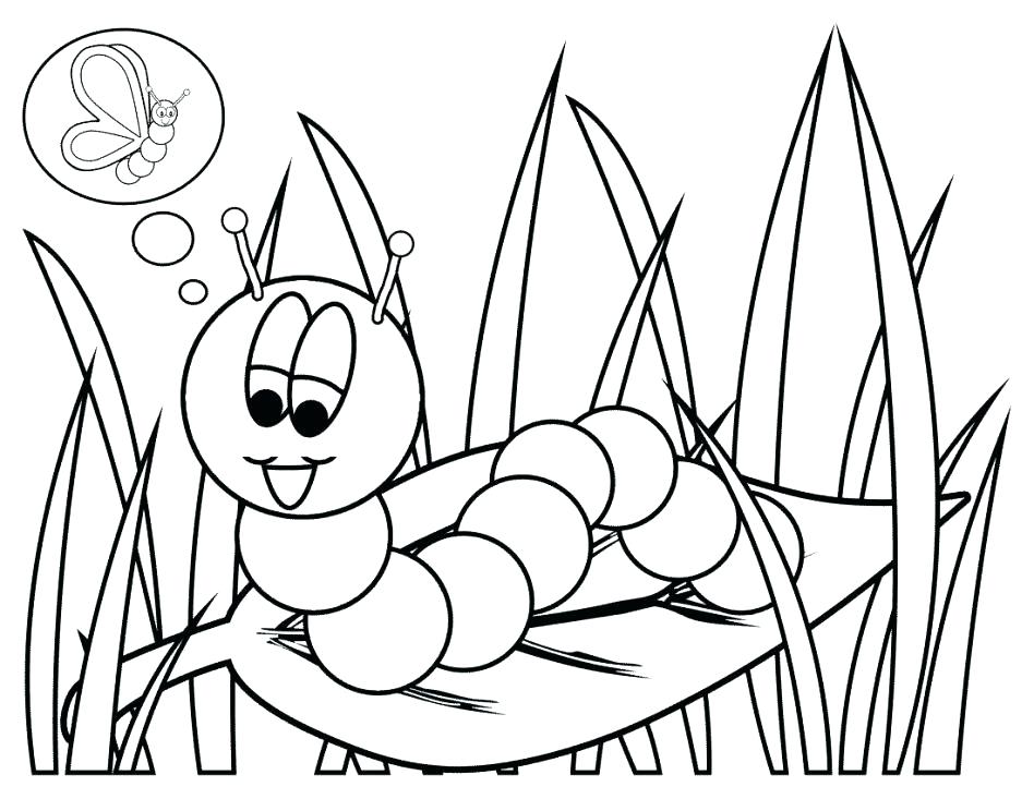 948x733 The Very Hungry Caterpillar Coloring Pages Printables