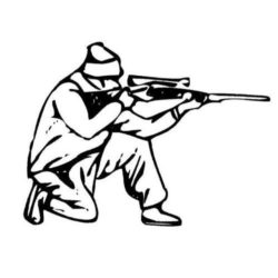 250x250 Hunter Drawing, Pencil, Sketch, Colorful, Realistic Art Images