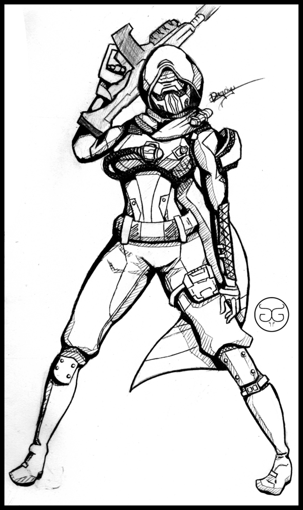 600x1009 Hunter By Dragriyu