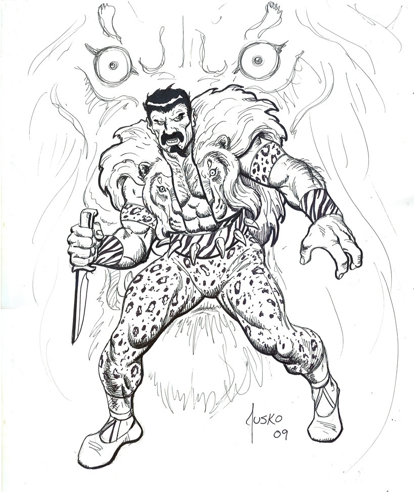 819x973 Kraven The Hunter By Joejusko