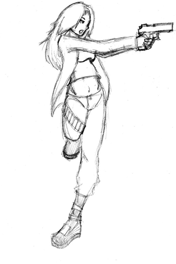 600x898 Reference Zombie Hunter Mitsu By Jwm8