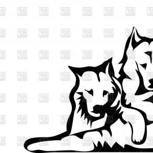 300x300 Hunting Dog Silhouette Vector Clipart Free