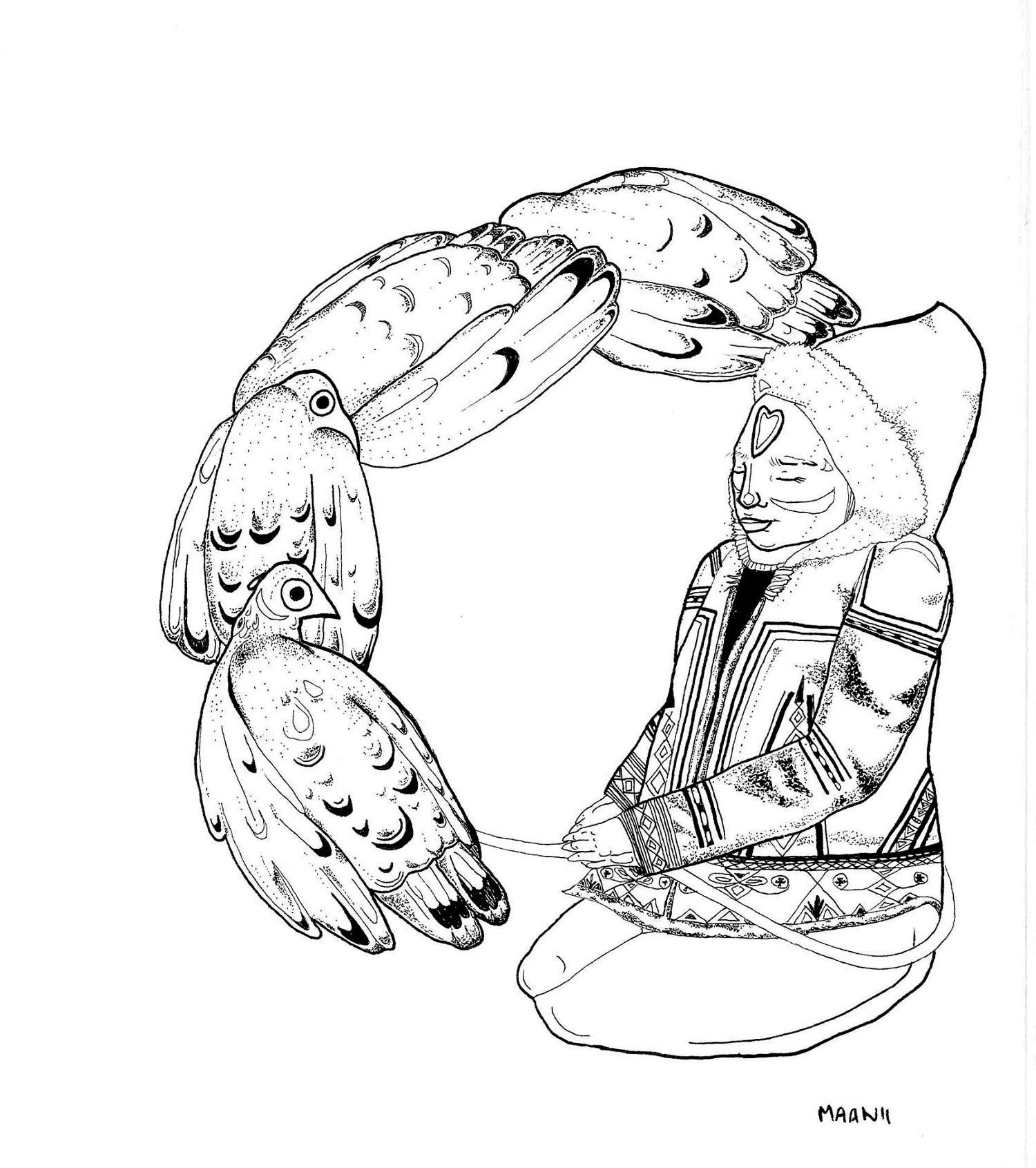 1500x1691 Hunting Scene 2