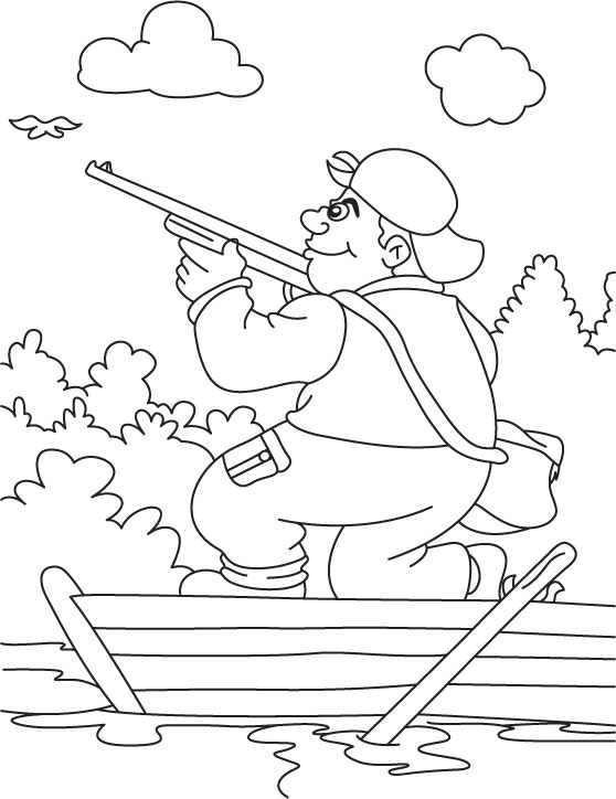 558x724 Stunning Hunting Coloring Pages 62 With Additional Coloring