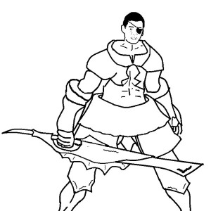 300x300 Hunter With Rifle Coloring Page Coloring Sky