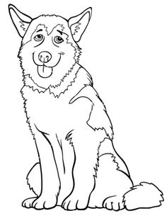 236x308 Free Printable Husky Pictures To Color Color Me Husky By