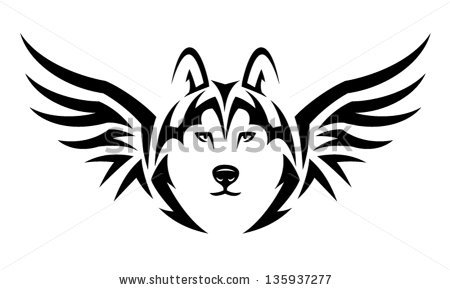 450x290 Tribal Clipart Dog