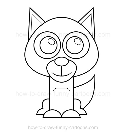 500x533 To Draw A Husky