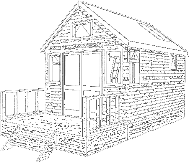 640x550 Beach Hut Builder