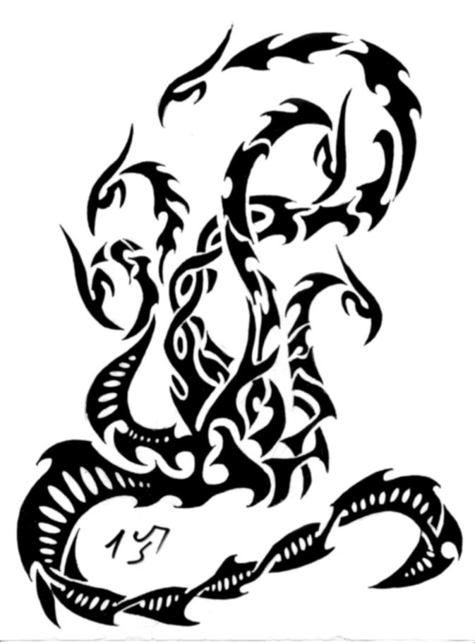 673x910 Tribal Hydra By Sakashima