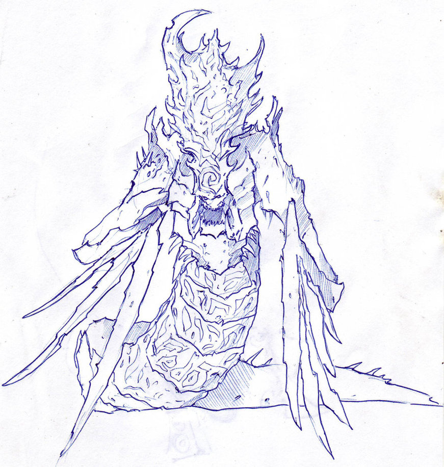 871x916 Hydra Sketch By Fed0t