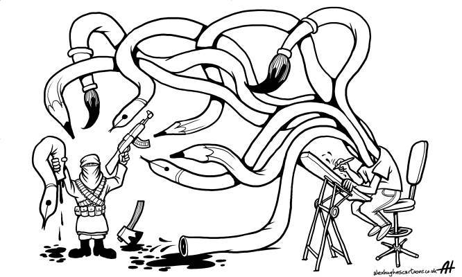 666x400 Hydra Charlie Hebdo Special Tribune Cartoons