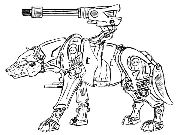 600x450 Hyena Zoid By Xailai