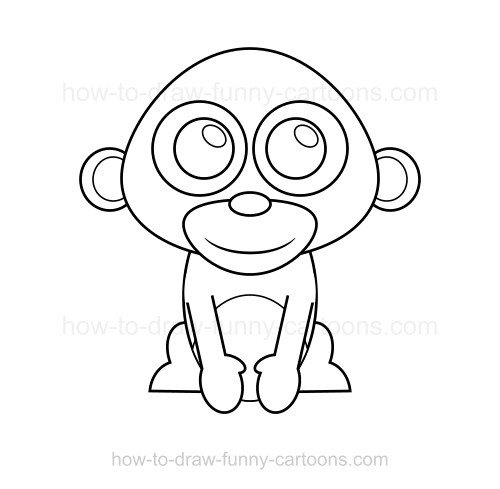 500x489 To Draw A Monkey