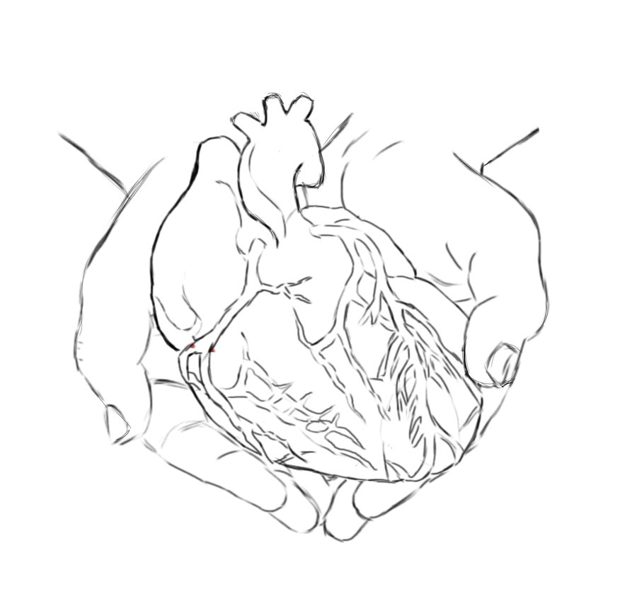 900x839 I'Ll Give You My Heart.lineart By Lyrasan