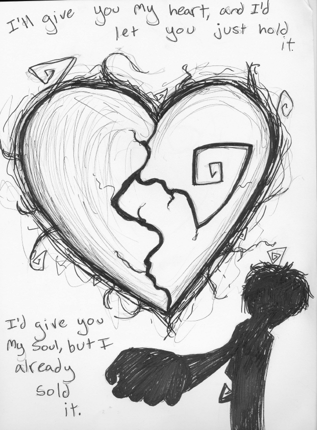 631x854 Id Give You My Heart By Fangsdrawings