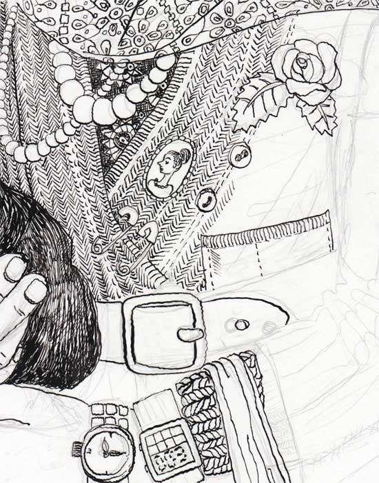 550x701 Drawing Masha