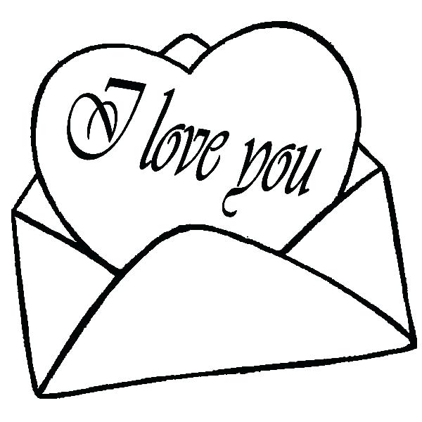 600x600 Love You Coloring Pages Omnitutor.co