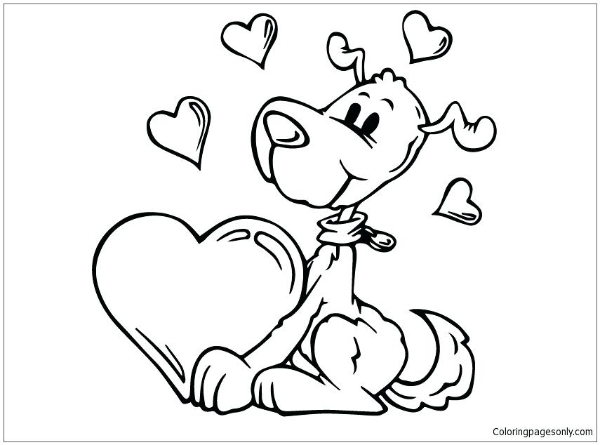 855x634 Coloring Pages I Love You Synthesis.site