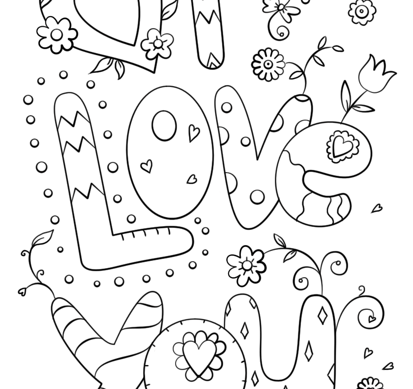 849x800 Best I Love You Coloring Pages Graphic Unknown Resolutions Free
