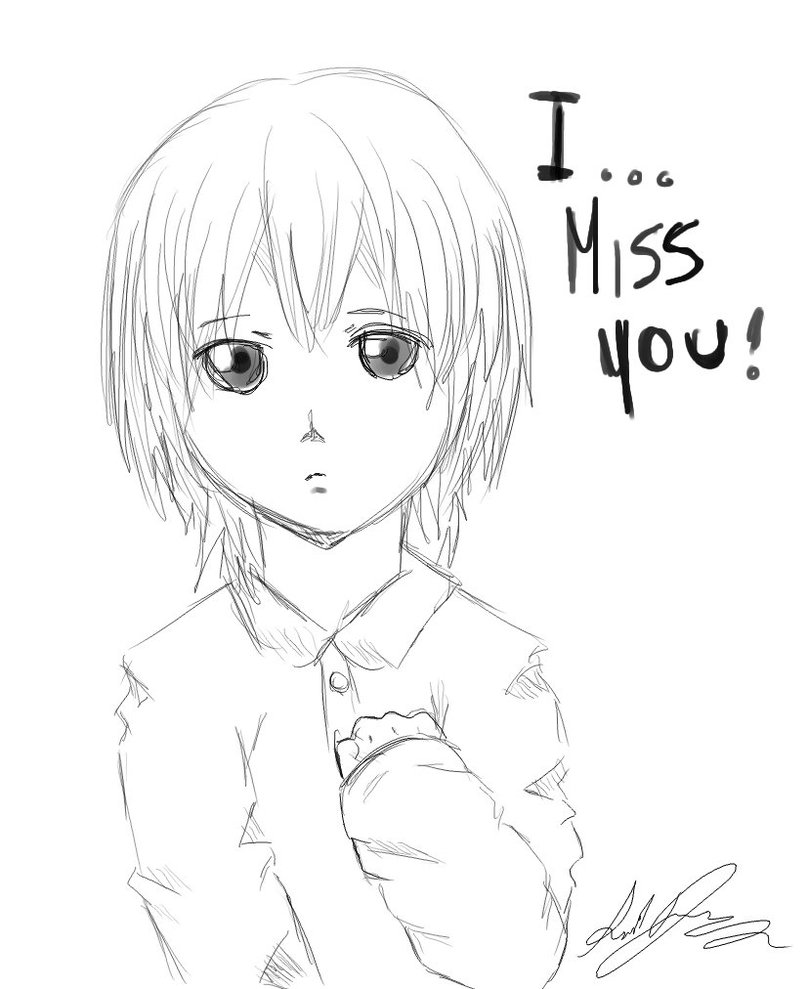 808x989 I Miss You By Aquaartist