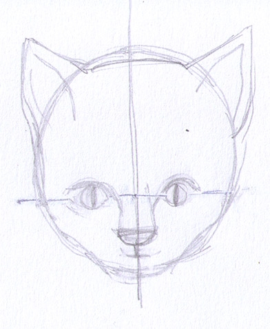 392x477 How To Draw A Cat