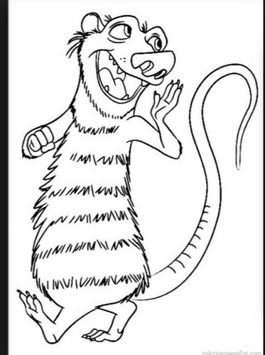 373x500 Ice Age Crash Amp Eddie Images Eddie Coloring Page Wallpaper