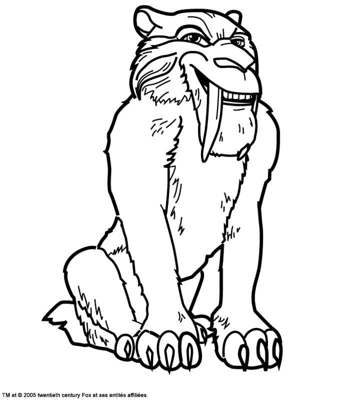 700x800 Coloring Pages Ice Age